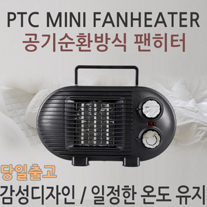미니 팬히터 TP-800D 800W 온풍기 캠핑용히터